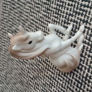 Vintage porcelain unicorn figurine